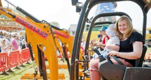 Have a NYEs Day family fun day event will include mini diggers from Diggerland FOR MEDIA